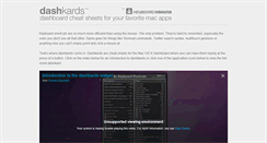 Desktop Screenshot of dashkards.com